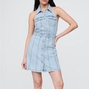 GAP Denim Halter Dress NWT